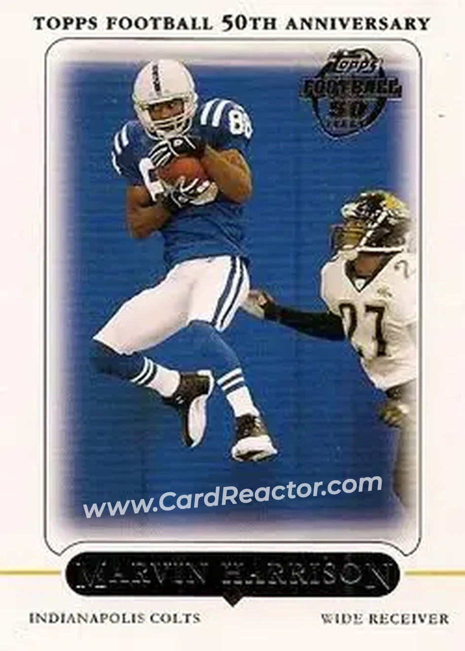 2005 Topps #14 - Marvin Harrison - Indianapolis Colts - Front 2005 Topps #14 - Marvin Harrison - Indianapolis Colts - Front