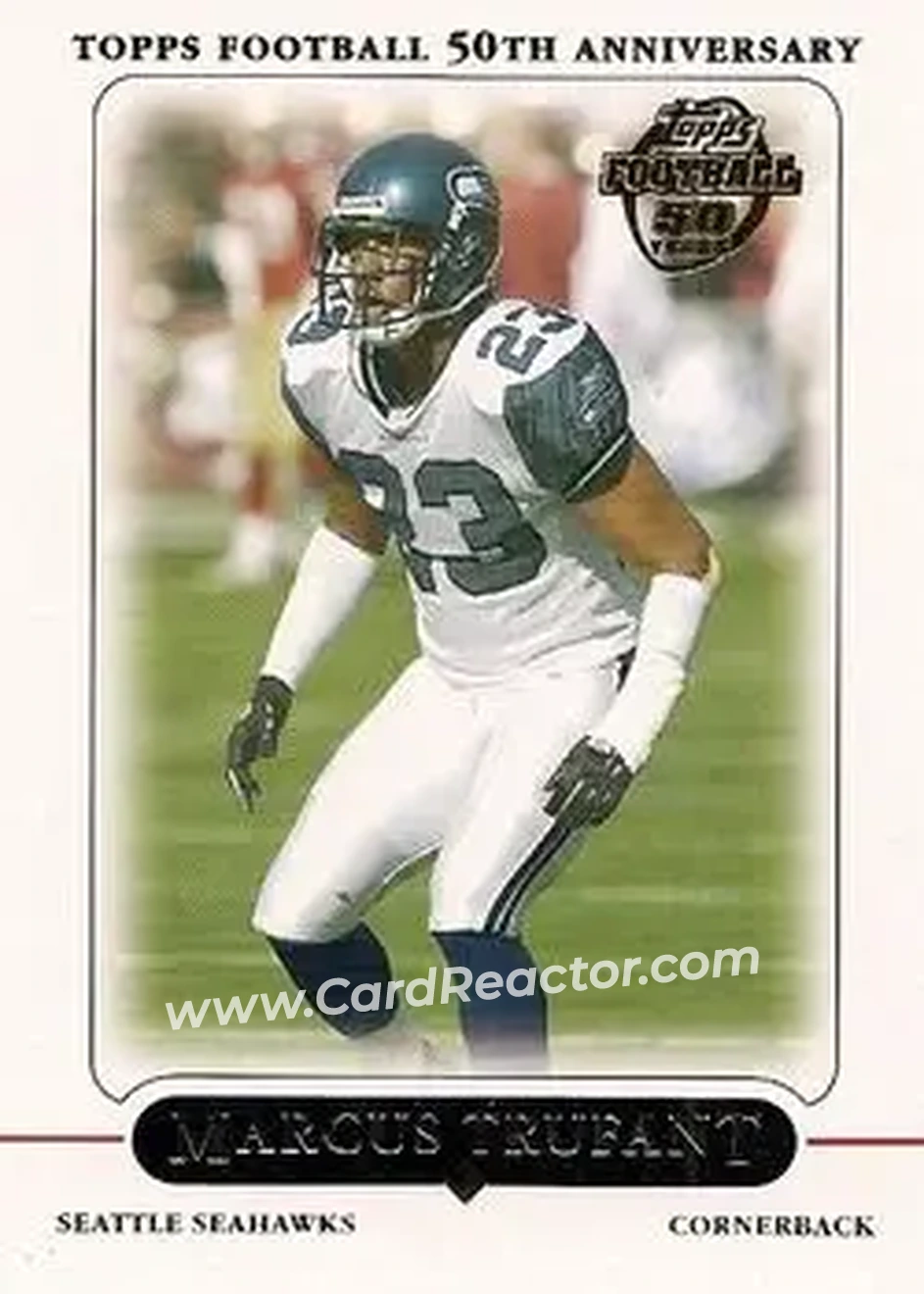 2005 Topps #24 - Marcus Trufant - Seattle Seahawks - Front