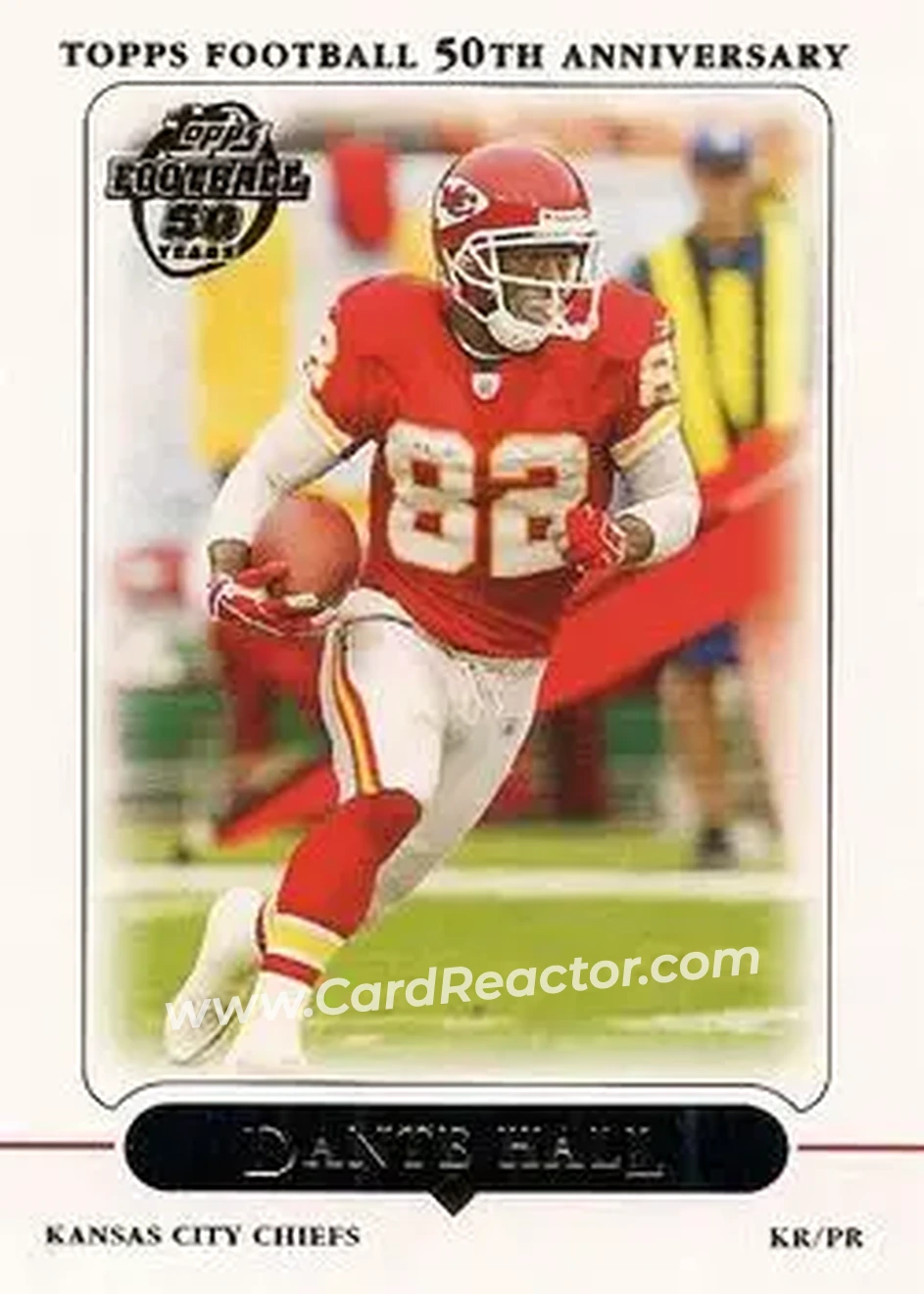 2005 Topps #29 - Dante Hall - Kansas City Chiefs - Front 2005 Topps #29 - Dante Hall - Kansas City Chiefs - Front