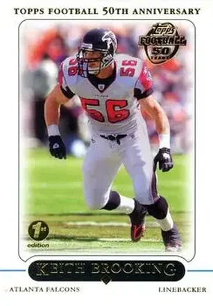 2005 Topps 1st Edition #5 - Keith Brooking - Atlanta Falcons
