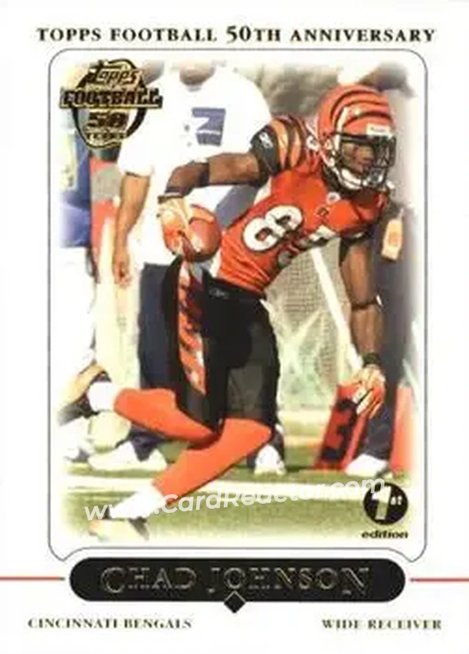 2005 Topps 1st Edition #7 - Chad Ochocinco - Cincinnati Bengals - Front