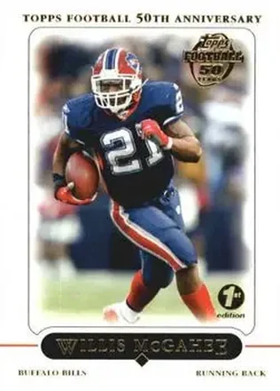 2005 Topps 1st Edition #8 - Willis McGahee - Buffalo Bills