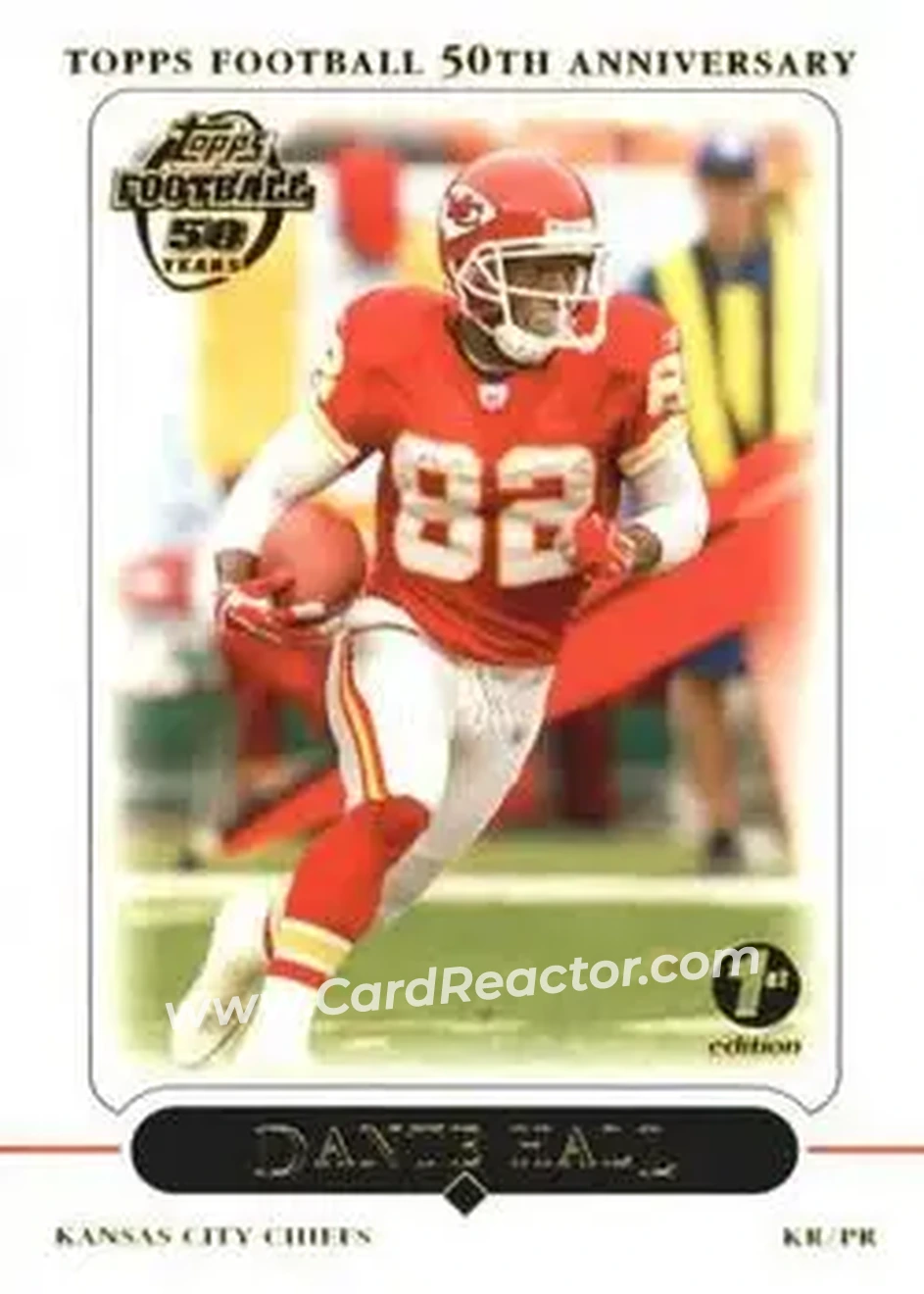 2005 Topps 1st Edition #29 - Dante Hall - Kansas City Chiefs - Front