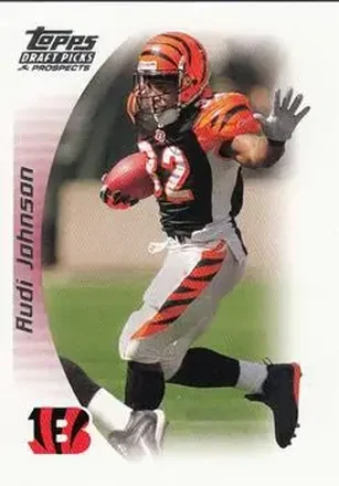 2005 Topps Draft Picks & Prospects #2 - Rudi Johnson - Cincinnati Bengals