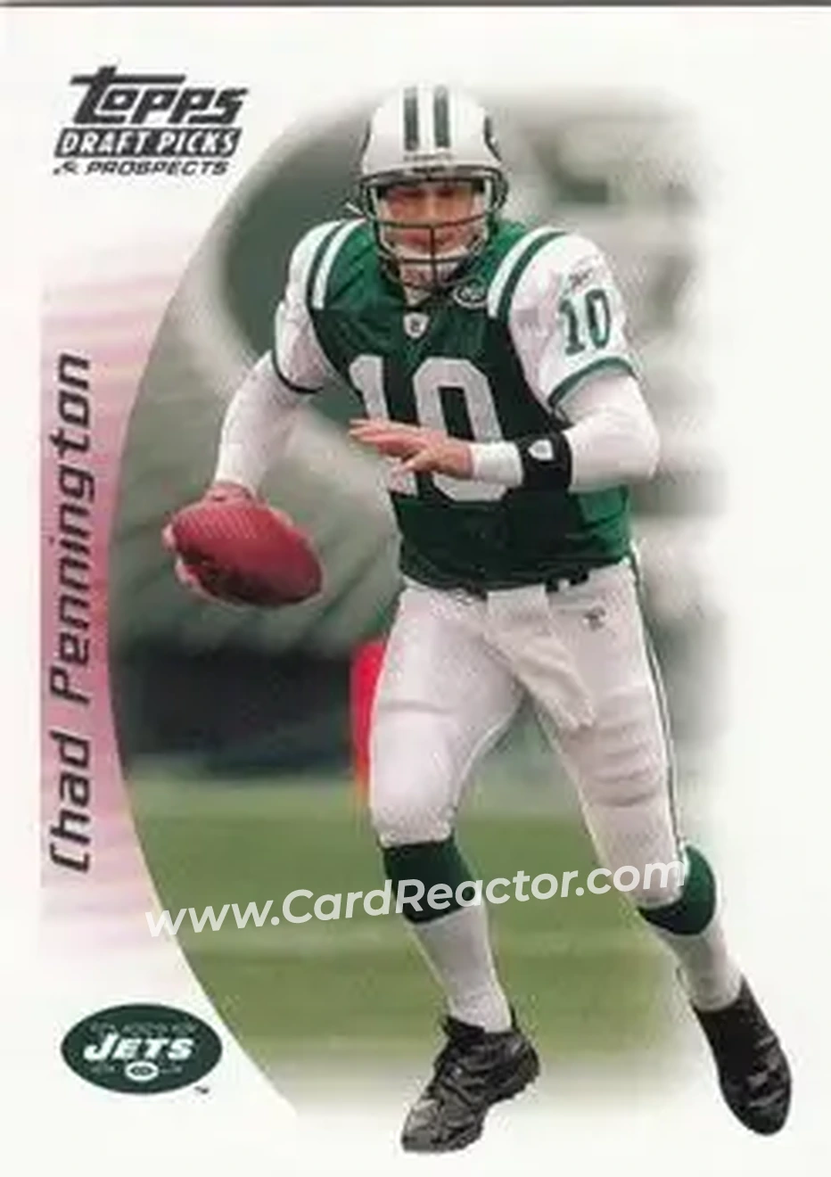 2005 Topps Draft Picks & Prospects #5 - Chad Pennington - New York Jets - Front