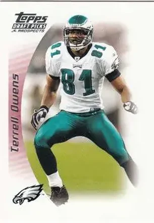 2005 Topps Draft Picks & Prospects #7 - Terrell Owens - Philadelphia Eagles