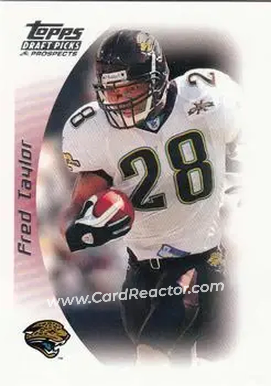 2005 Topps Draft Picks & Prospects #17 - Fred Taylor - Jacksonville Jaguars - Front