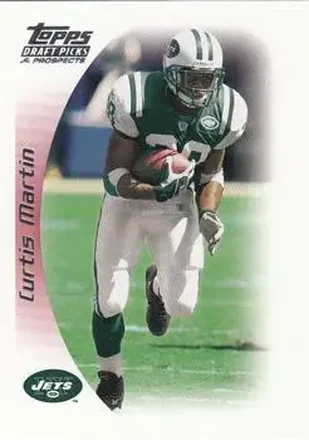 2005 Topps Draft Picks & Prospects #28 - Curtis Martin - New York Jets