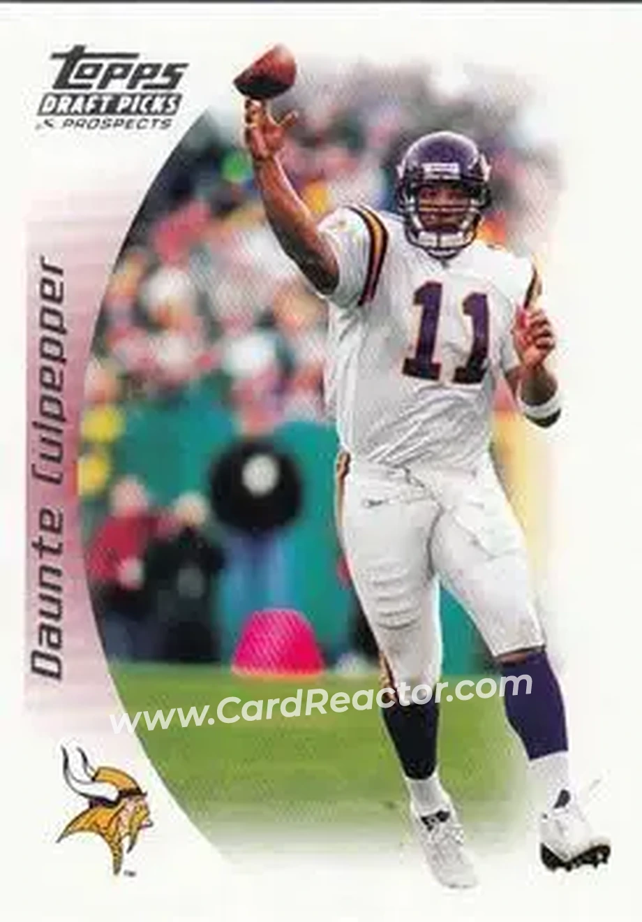 2005 Topps Draft Picks & Prospects #30 - Daunte Culpepper - Minnesota Vikings - Front
