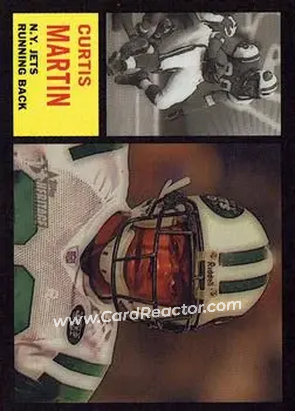 2005 Topps Heritage #1 - Curtis Martin - New York Jets - Front