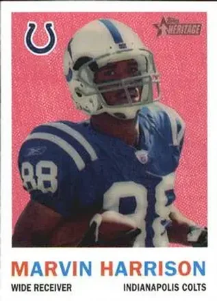 2005 Topps Heritage #22 - Marvin Harrison - Indianapolis Colts