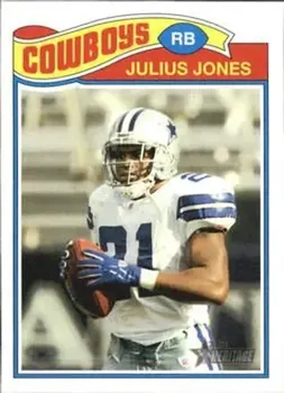 2005 Topps Heritage #4 - Julius Jones - Dallas Cowboys