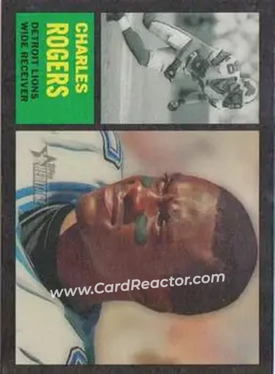 2005 Topps Heritage #11 - Charles Rogers - Detroit Lions - Front