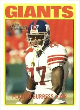 2005 Topps Heritage #25 - Plaxico Burress - New York Giants