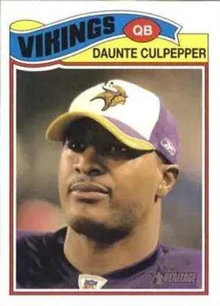 2005 Topps Heritage #26 - Daunte Culpepper - Minnesota Vikings