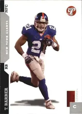 2005 Topps Pristine #1 - Tiki Barber - New York Giants