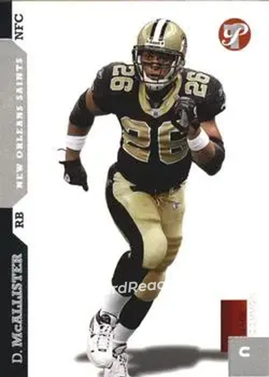 2005 Topps Pristine #5 - Deuce McAllister - New Orleans Saints - Front