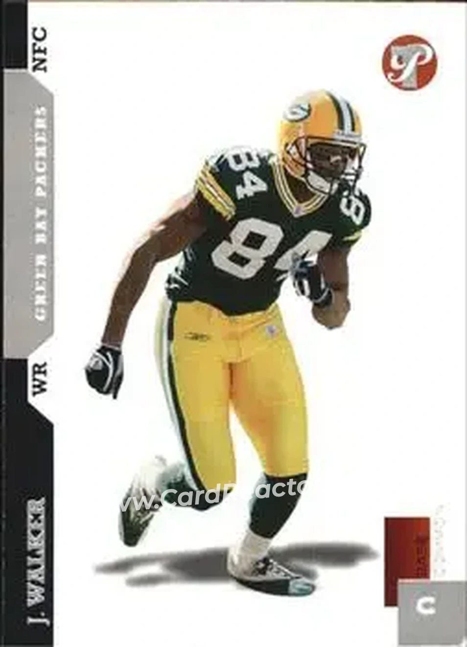 2005 Topps Pristine #7 - Javon Walker - Green Bay Packers - Front 2005 Topps Pristine #7 - Javon Walker - Green Bay Packers - Front