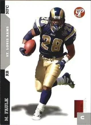2005 Topps Pristine #8 - Marshall Faulk - St. Louis Rams
