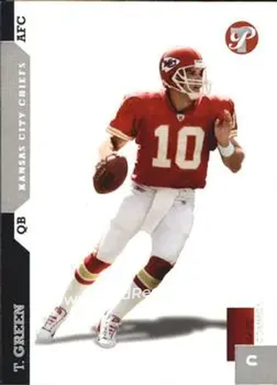 2005 Topps Pristine #9 - Trent Green - Kansas City Chiefs - Front