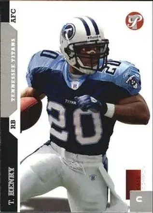 2005 Topps Pristine #10 - Travis Henry - Tennessee Titans