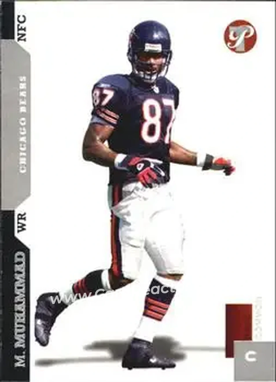 2005 Topps Pristine #16 - Muhsin Muhammad - Chicago Bears - Front 2005 Topps Pristine #16 - Muhsin Muhammad - Chicago Bears - Front