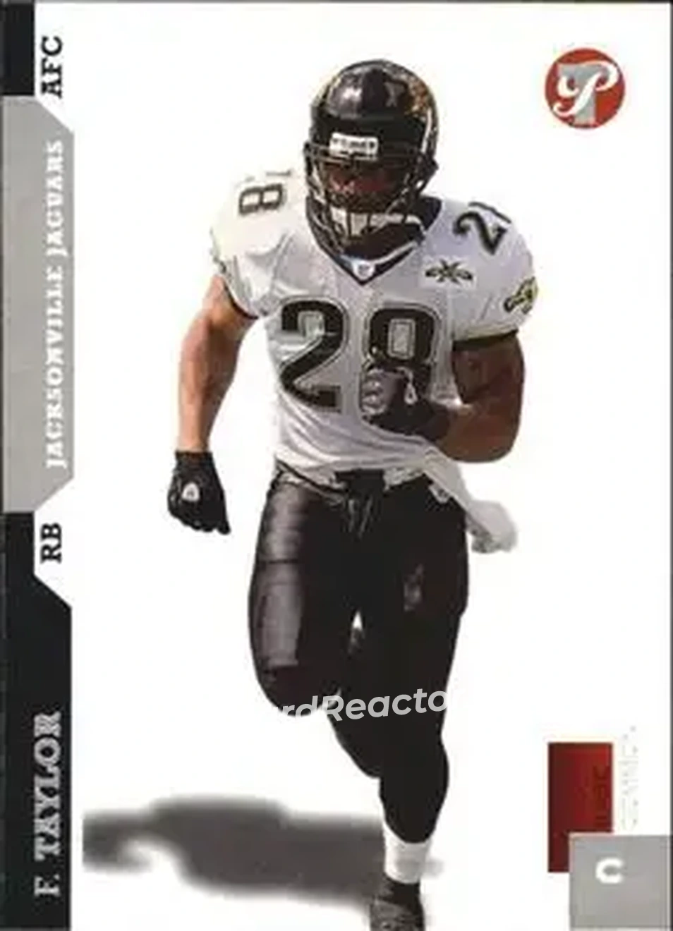 2005 Topps Pristine #18 - Fred Taylor - Jacksonville Jaguars - Front 2005 Topps Pristine #18 - Fred Taylor - Jacksonville Jaguars - Front