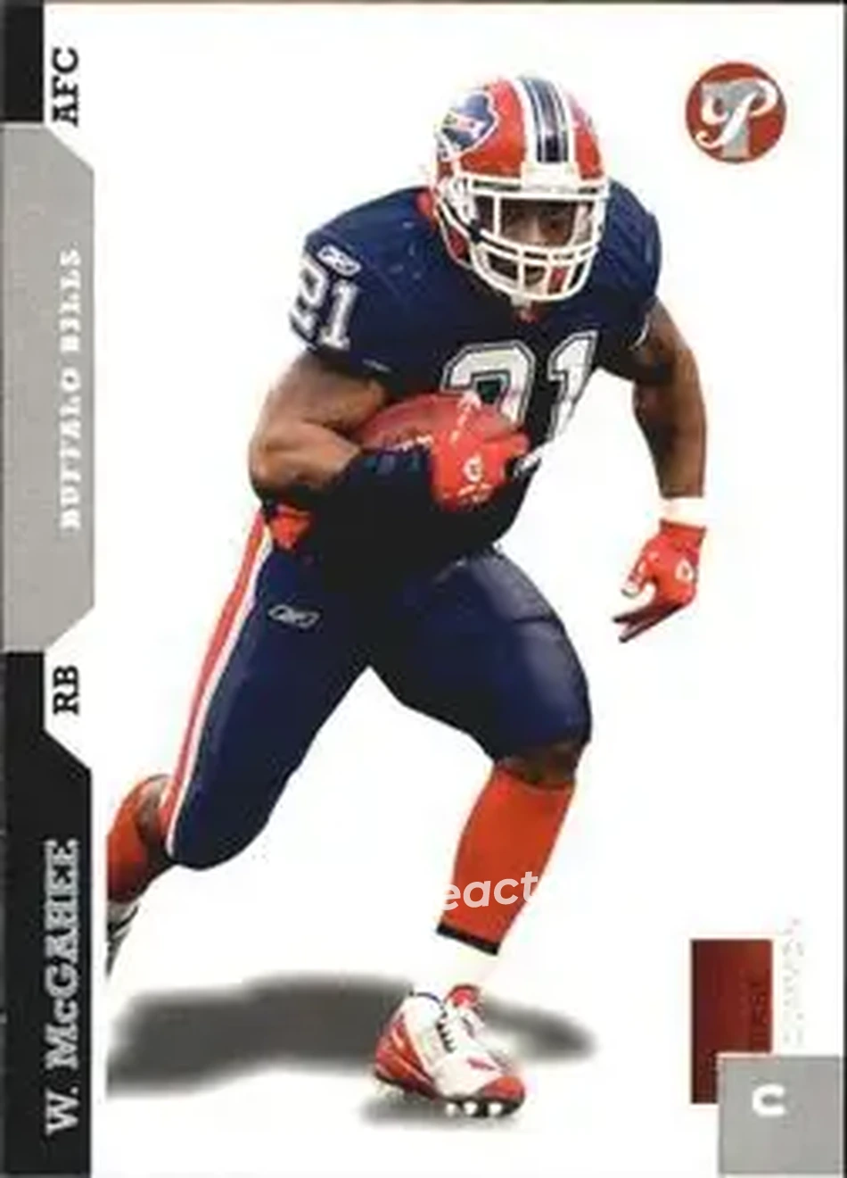 2005 Topps Pristine #22 - Willis McGahee - Buffalo Bills - Front 2005 Topps Pristine #22 - Willis McGahee - Buffalo Bills - Front