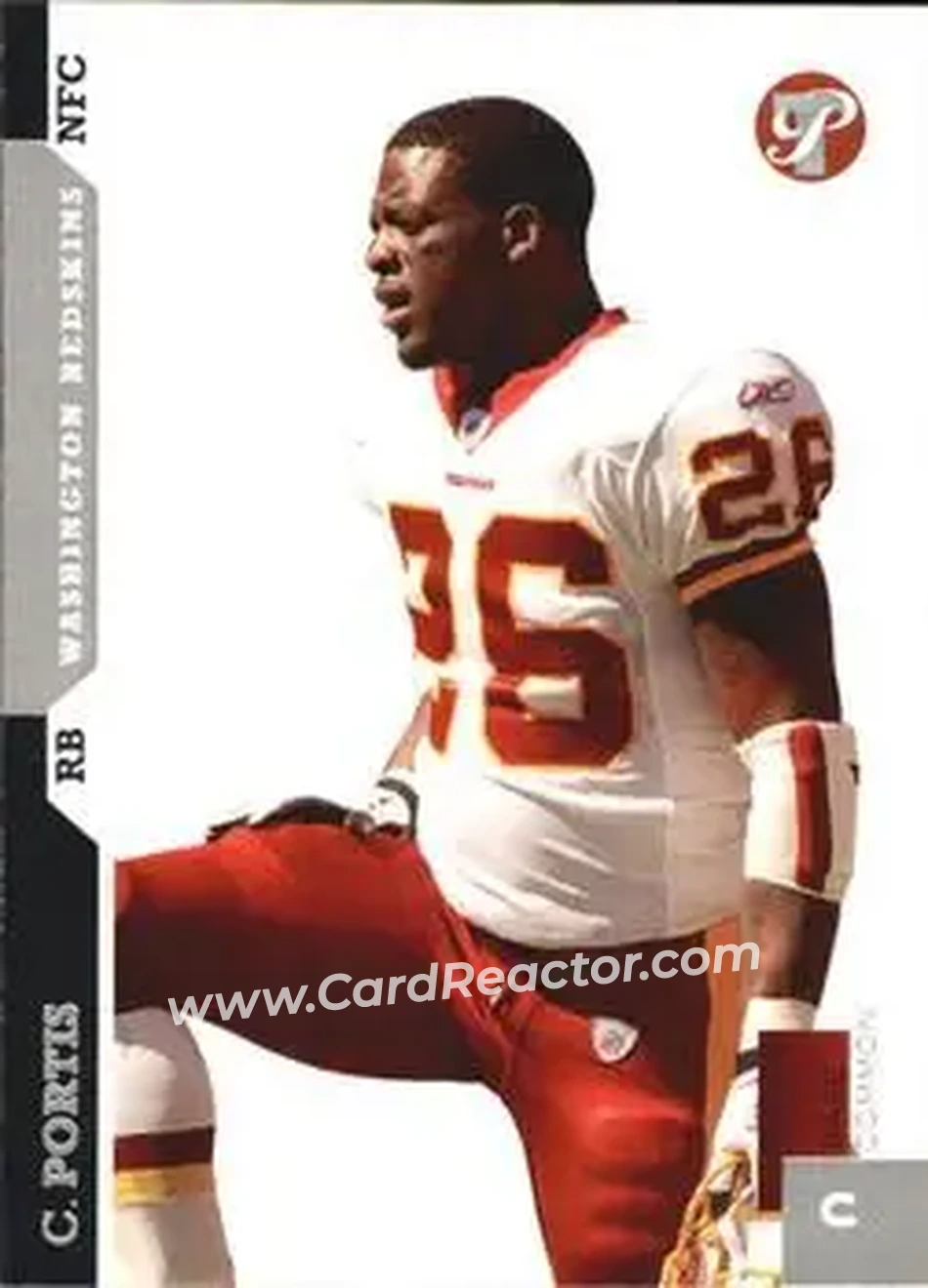 2005 Topps Pristine #27 - Clinton Portis - Washington Redskins - Front