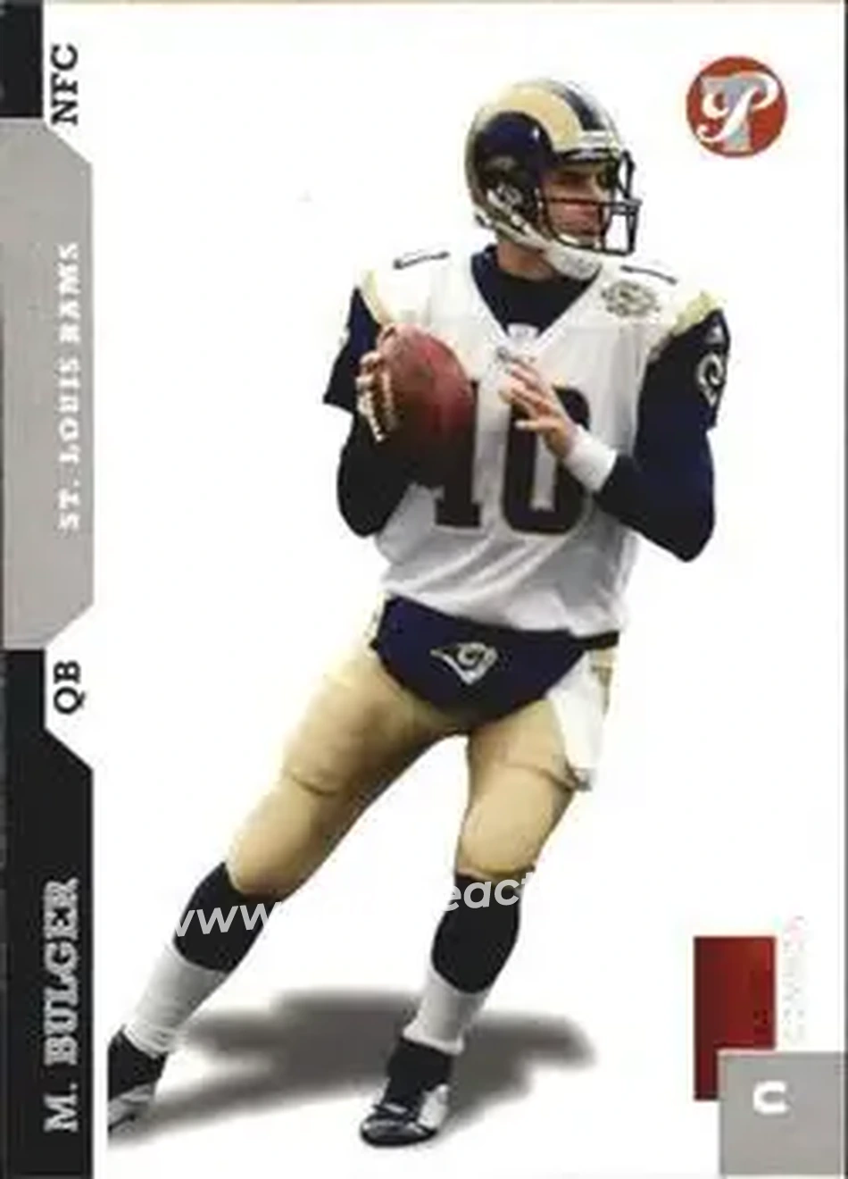 2005 Topps Pristine #28 - Marc Bulger - St. Louis Rams - Front