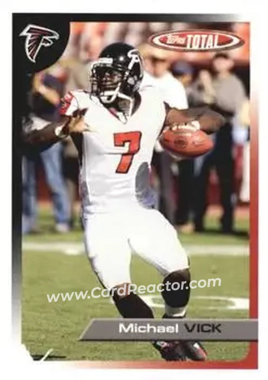 2005 Topps Total #1 - Michael Vick - Atlanta Falcons - Front