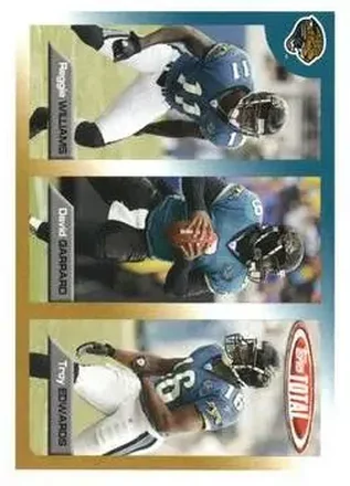 2005 Topps Total #3 - Reggie Williams - David Garrard - Troy Edwards - Jacksonville Jaguars - Jacksonville Jaguars