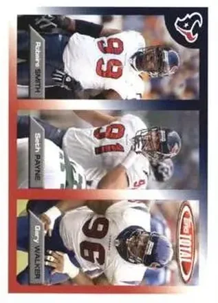 2005 Topps Total #9 Gary Walker - Seth Payne - Robaire Smith - Houston Texans