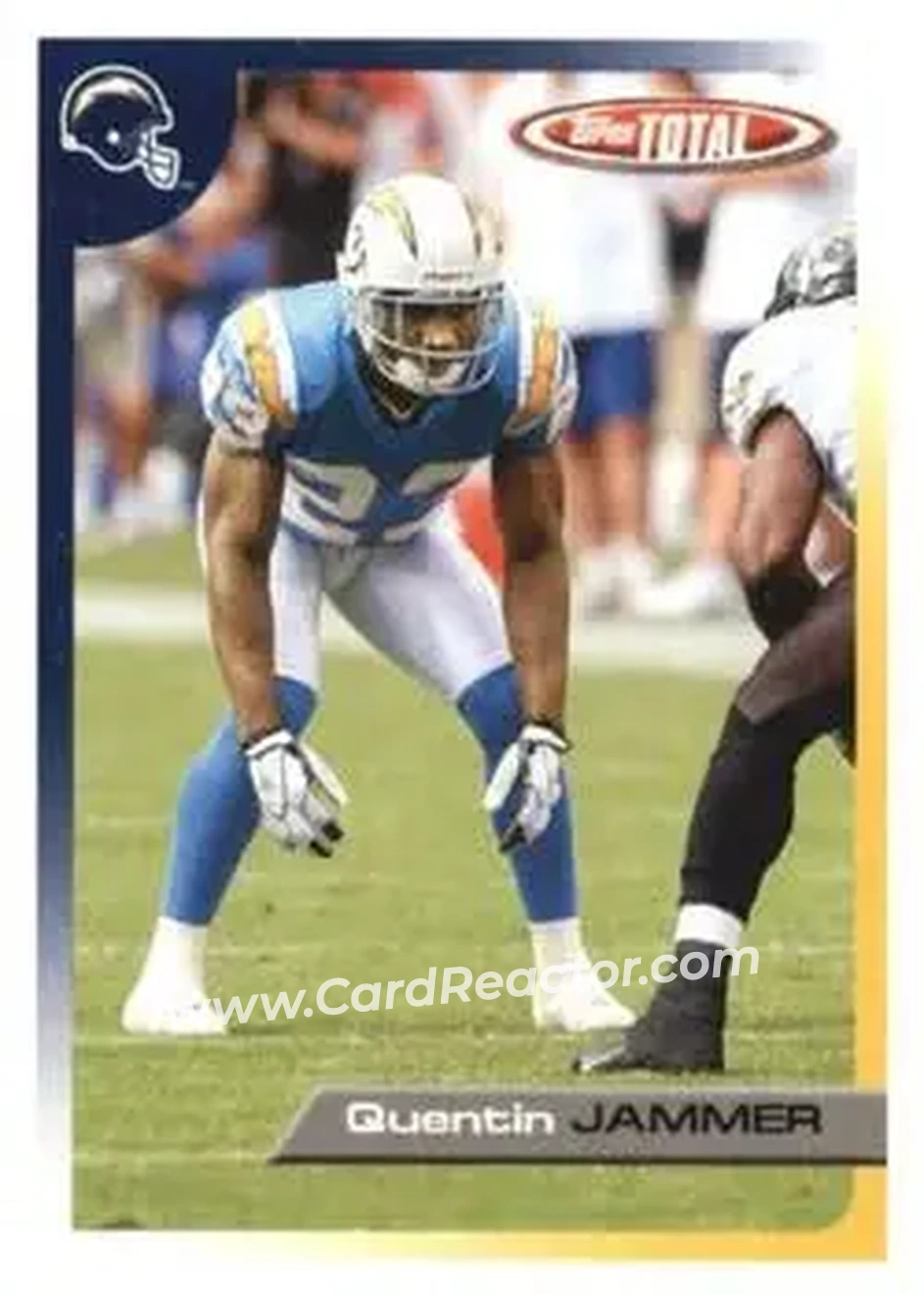 2005 Topps Total #10 - Quentin Jammer - San Diego Chargers - Front 2005 Topps Total #10 - Quentin Jammer - San Diego Chargers - Front