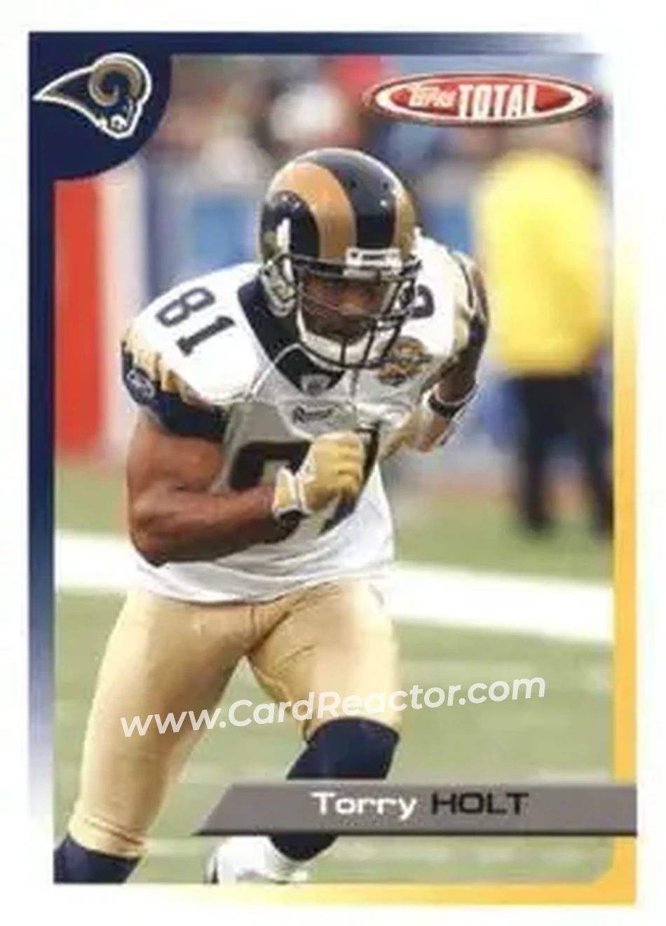 2005 Topps Total #13 - Torry Holt - St. Louis Rams - Front