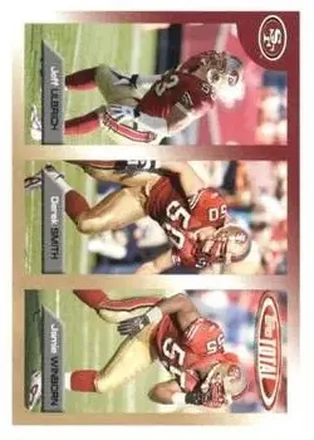 2005 Topps Total #21 Jamie Winborn - Jeff Ulbrich - Derek Smith - San Francisco 49ers