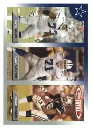 2005 Topps Total #27 - Tyson Walter - Flozell Adams - Larry Allen - Dallas Cowboys - Dallas Cowboys
