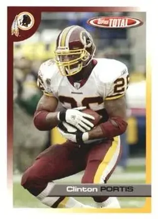 2005 Topps Total #39 - Clinton Portis - Washington Redskins