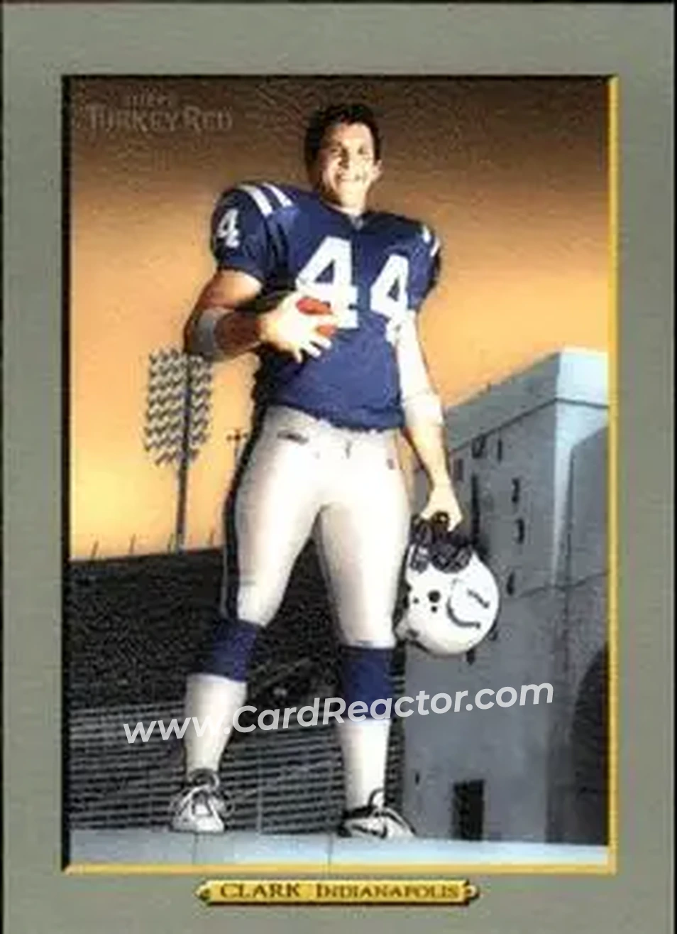 2005 Topps Turkey Red #10 - Dallas Clark - Indianapolis Colts - Front