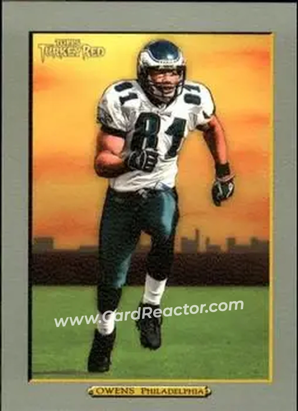 2005 Topps Turkey Red #12 - Terrell Owens - Philadelphia Eagles - Front