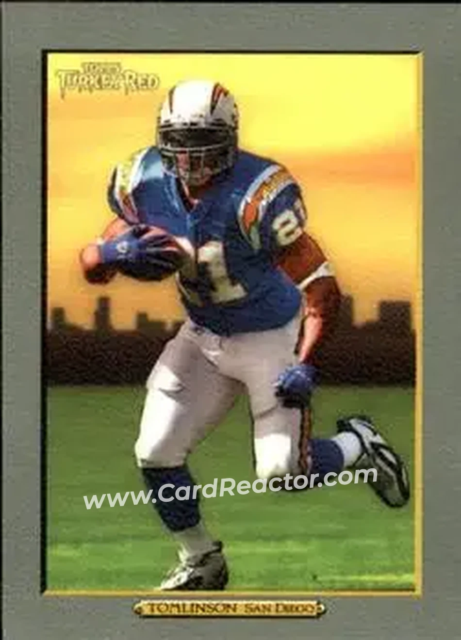 2005 Topps Turkey Red #30 - LaDainian Tomlinson - San Diego Chargers - Front