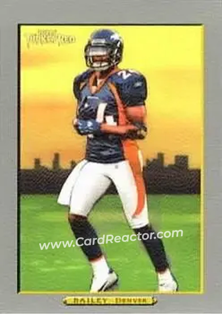 2005 Topps Turkey Red #37a - Champ Bailey - Denver Broncos - Front