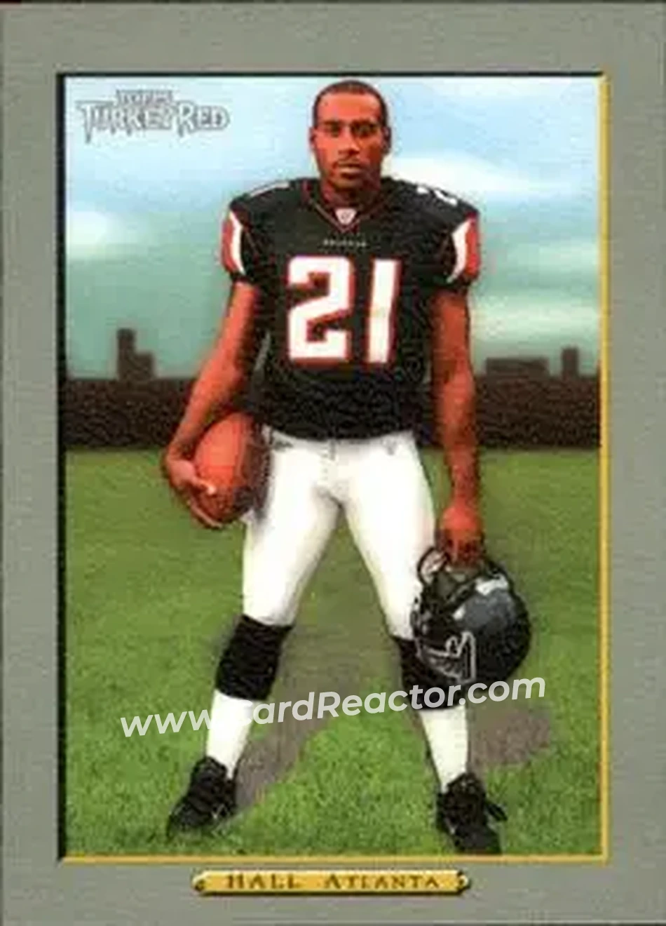 2005 Topps Turkey Red #11 - DeAngelo Hall - Atlanta Falcons - Front 2005 Topps Turkey Red #11 - DeAngelo Hall - Atlanta Falcons - Front