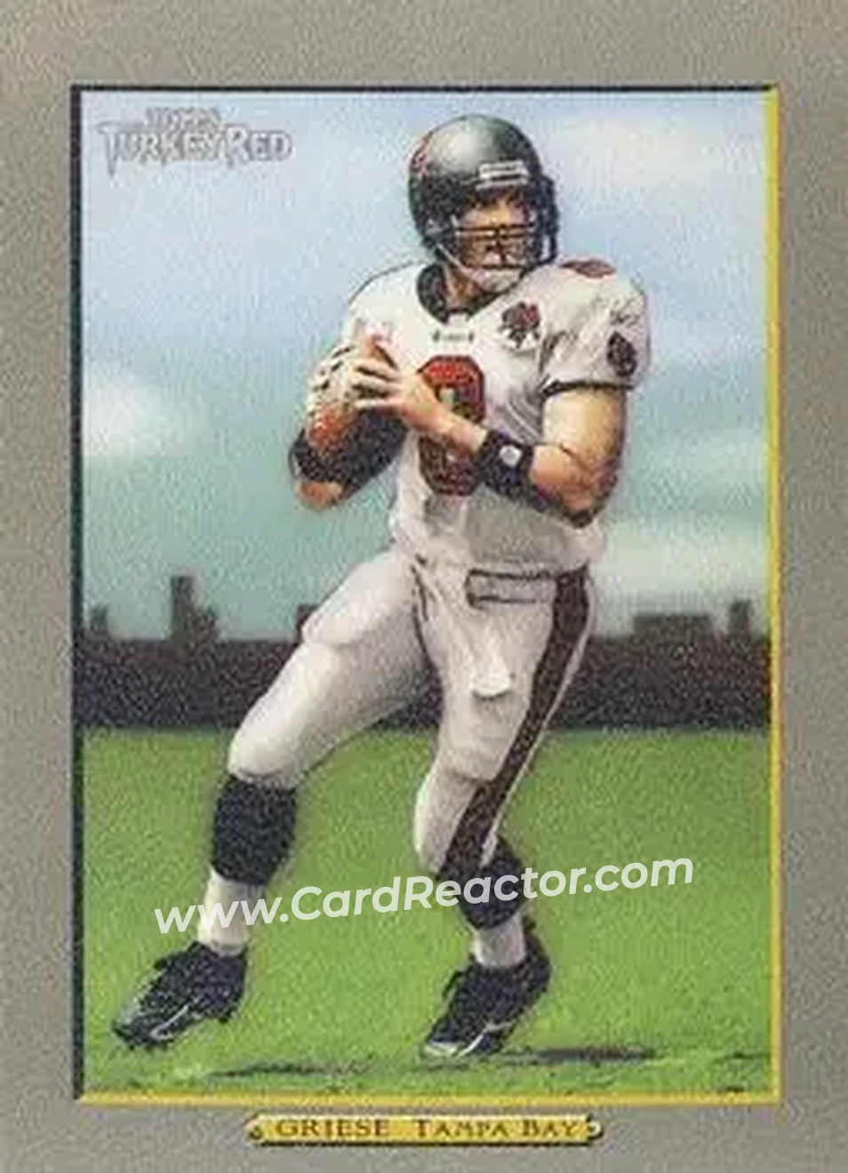 2005 Topps Turkey Red #13 - Brian Griese - Tampa Bay Buccaneers - Front 2005 Topps Turkey Red #13 - Brian Griese - Tampa Bay Buccaneers - Front