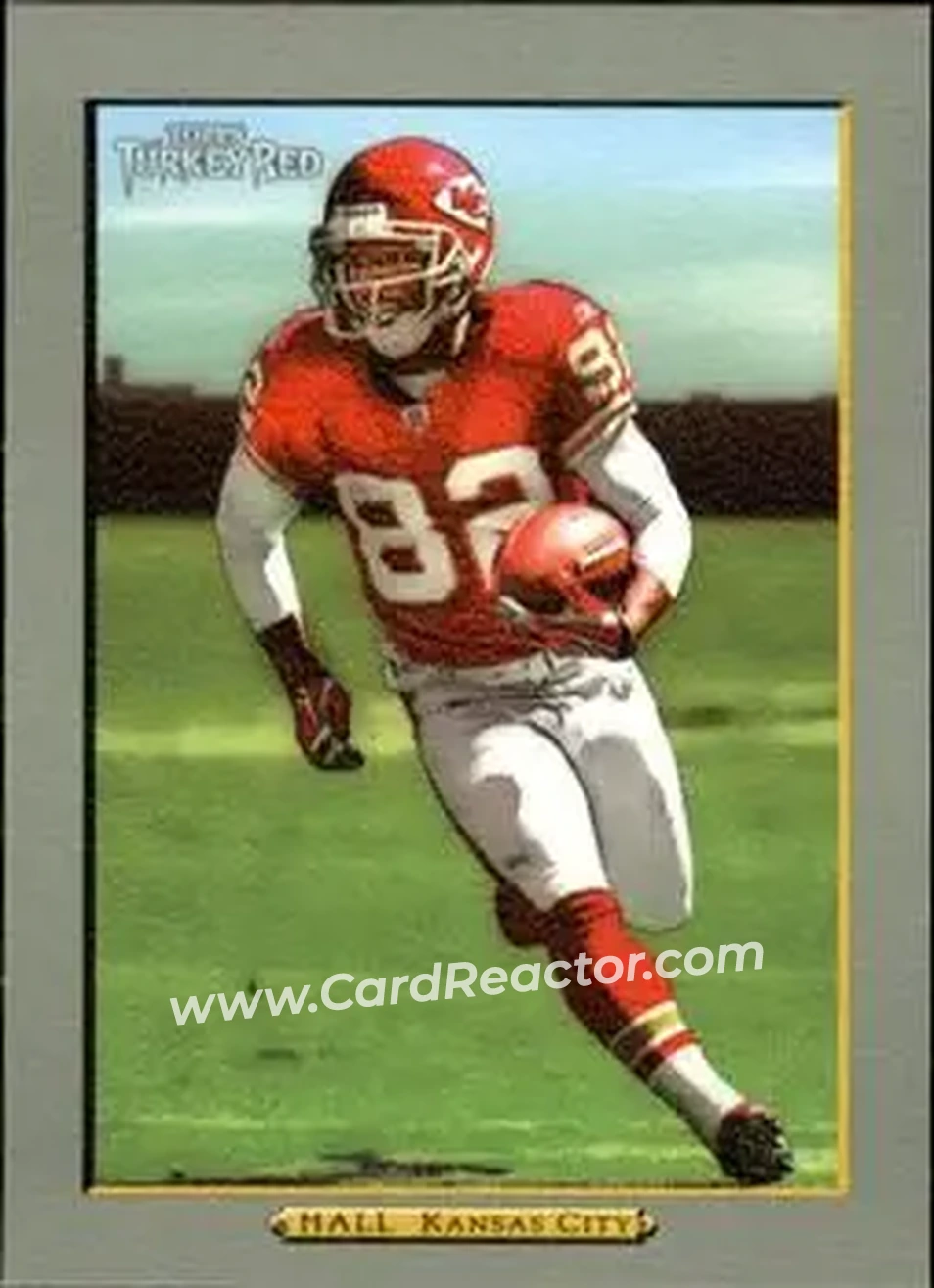 2005 Topps Turkey Red #21 - Dante Hall - Kansas City Chiefs - Front