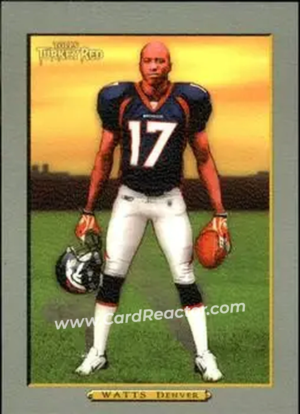 2005 Topps Turkey Red #31 - Darius Watts - Denver Broncos - Front 2005 Topps Turkey Red #31 - Darius Watts - Denver Broncos - Front