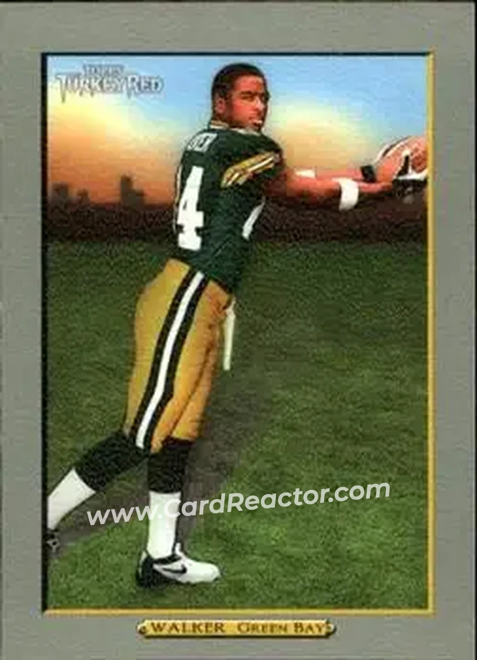2005 Topps Turkey Red #33 - Javon Walker - Green Bay Packers - Front