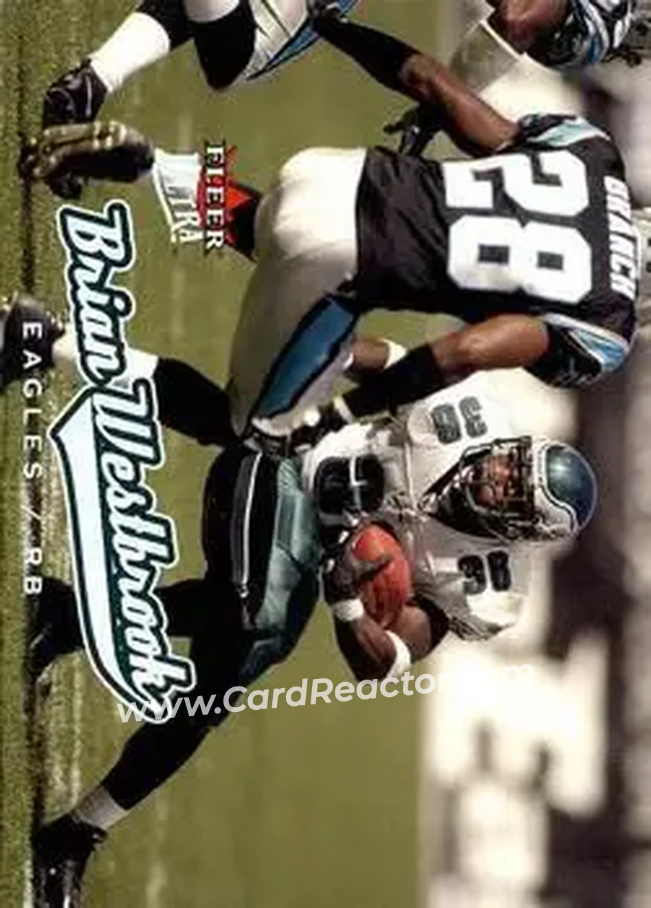2005 Ultra #2 - Brian Westbrook - Philadelphia Eagles - Front