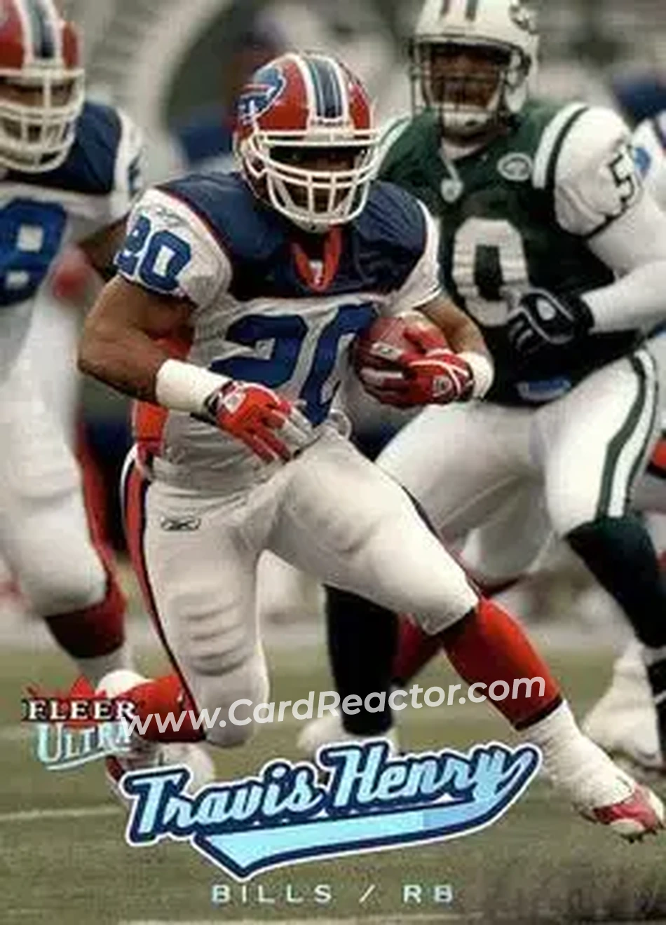 2005 Ultra #19 - Travis Henry - Buffalo Bills - Front 2005 Ultra #19 - Travis Henry - Buffalo Bills - Front