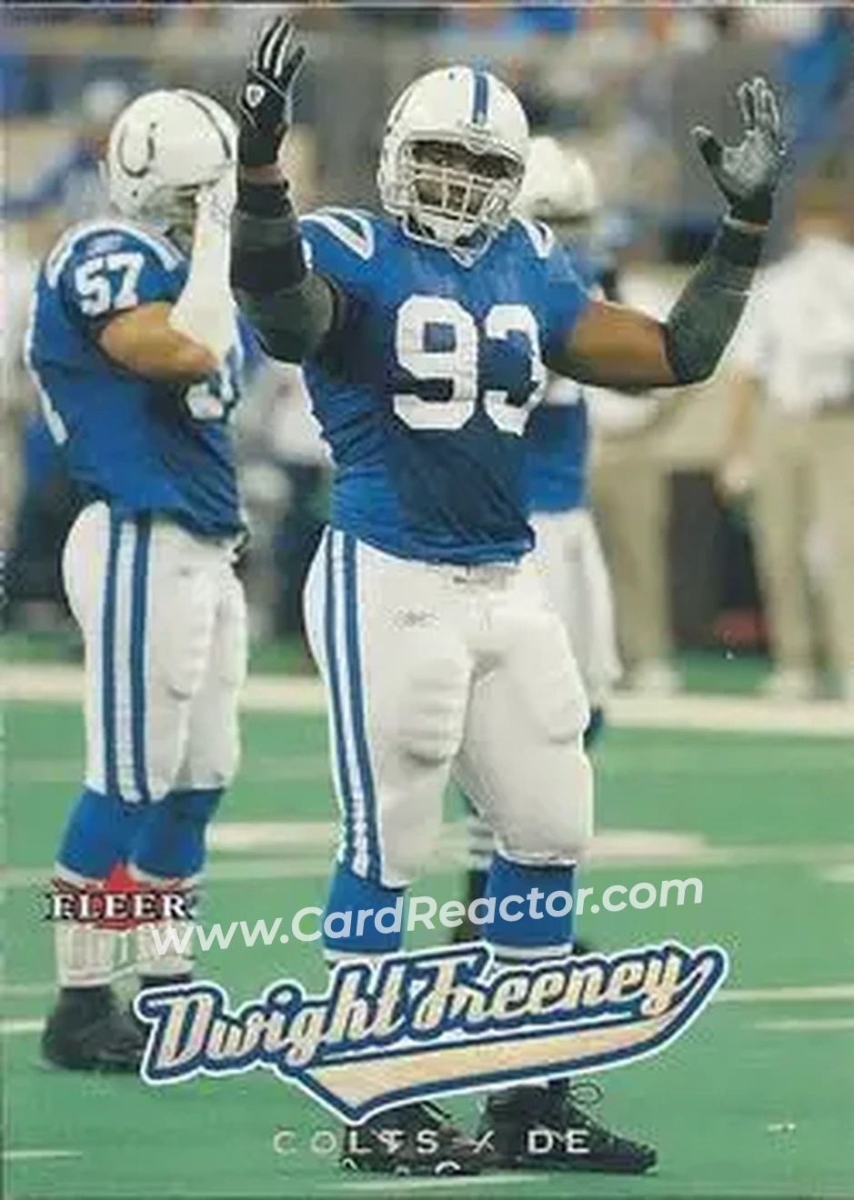 2005 Ultra #29 - Dwight Freeney - Indianapolis Colts - Front 2005 Ultra #29 - Dwight Freeney - Indianapolis Colts - Front
